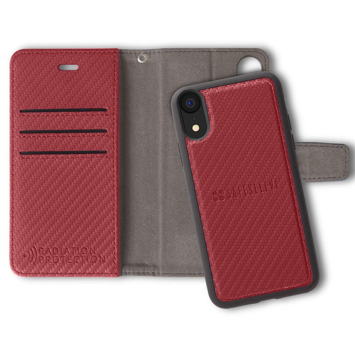 Logo Leather Phone Cover for iPhone XR