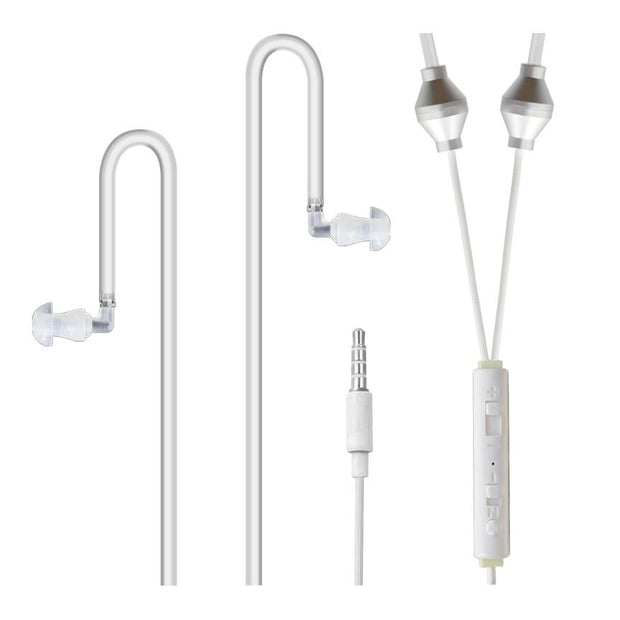 Radiation reducing headphones | Air Tube Headsets | White USB-C